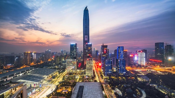 Shenzhen at night