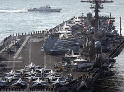 USS Carl Vinson, Kapal Induk AS Penangkal Korea Utara