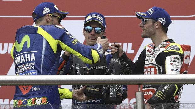 Pebalap Yamaha Maverick Vinales menjadi pemenang MotoGP Argentina musim lalu.