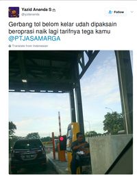 Tarif Tol Cikupa Naik Jadi Rp 7 Ribu, Pengguna Mengeluh di Medsos