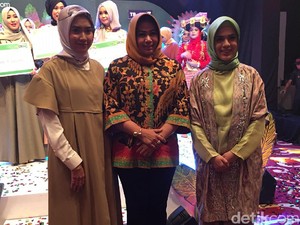 Foto: Gaya Hijab Resmi Istri Gubernur Sumatera Utara, Evi Diana Sitorus