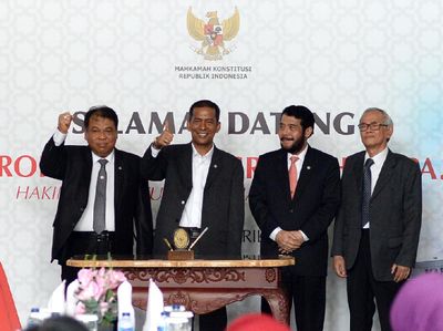Saldi Isra Jadi Hakim Konstitusi