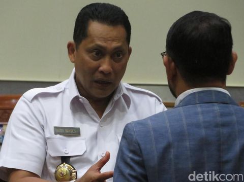  Kepala BNN Komjen Budi Waseso di DPR, Selasa (11/4/2017)