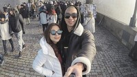 Nikita saat berlibur bersama Indra Priawan di Praha, Ceko. (Dok. Instagram/indpriw)