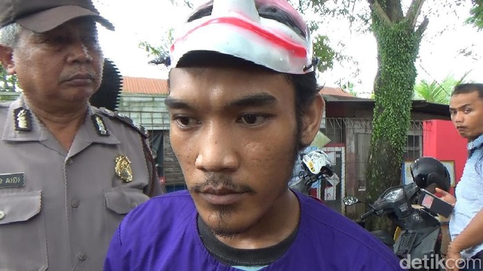 Polisi Bekuk Pria Bertopeng yang Resahkan Warga Palembang