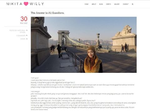 Nikita Willy Tanggapi Foto Party yang Jadi Kontroversi