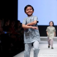 Koleksi Elzatta Hijab di Muslim Fashion Festival 2017. Jakarta Convention Center. Senayan. Jakarta. [Foto: Mohammad Abduh/Wolipop]