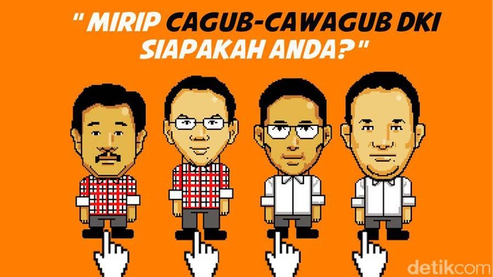 Mirip Cagub-Cawagub DKI Siapakah Anda?