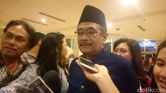 Tiba di Arena Debat, Djarot: Mohon Doa Restunya