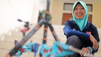 Titi Kusumawardhani, salah satu atlet panahan Indonesia tengah bersiap menuju SEA Games 2017 Malaysia.