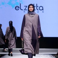 Koleksi Elzatta Hijab di Muslim Fashion Festival 2017. Jakarta Convention Center. Senayan. Jakarta. [Foto: Mohammad Abduh/Wolipop]