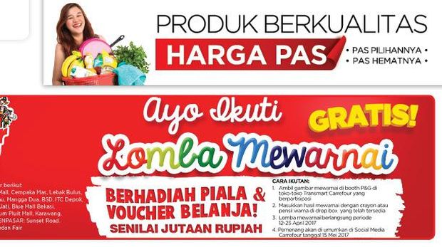   Beli Produk P&G, Gratis Travel Pouch Transmart Carrefour