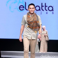 Koleksi Elzatta Hijab di Muslim Fashion Festival 2017. Jakarta Convention Center. Senayan. Jakarta. [Foto: Mohammad Abduh/Wolipop]