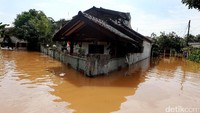 Perumahan Bumi Nasio Indah terendam banjir, Rabu (12/4/2017).