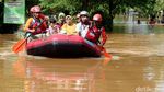 Banjir, Warga Perumahan Bumi Nasio Jatiasih Dievakuasi
