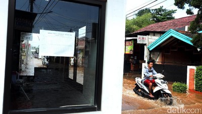 Perum Graha Indah Pondok Gede juga Kebanjiran