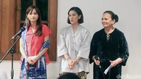 Ia tampil sepanggung dengan Acha Septriasa dan Christine Hakim. Pool/Ismail/detikFoto.