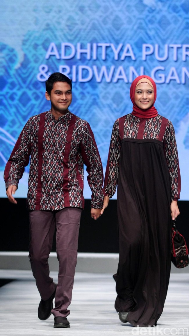 Koleksi Elzatta Hijab di Muslim Fashion Festival 2017. Jakarta Convention Center. Senayan. Jakarta. [Foto: Mohammad Abduh/Wolipop]