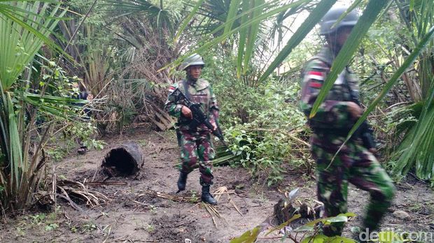 Derap Tentara di Motaain, Tapal Batas RI-Timor Leste
