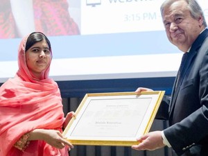 Malala Yousafzai, Utusan Perdamaian PBB untuk Pendidikan Perempuan