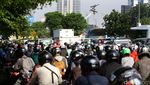 Imbas Proyek Flyover, Begini Kemacetan di Pancoran