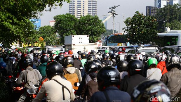 Kemacetan Parah di Pancoran yang Bikin Jokowi Angkat Bicara