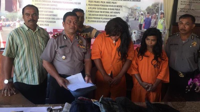 Polsek Kuta Tangkap Waria Pencuri Ponsel Turis Asing