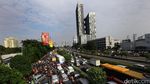 Imbas Proyek Flyover, Begini Kemacetan di Pancoran