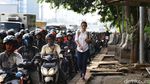 Imbas Proyek Flyover, Begini Kemacetan di Pancoran