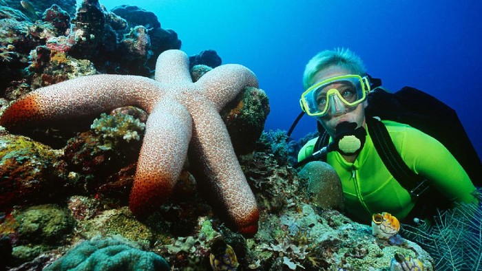 diving