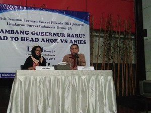 LSI Denny JA: Jika Pilgub Hari Ini, Jakarta Punya Gubernur Baru