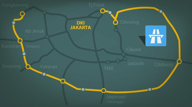 Lingkar Luar Jakarta Dikelilingi Tol (Lagi) Akhir Tahun Ini