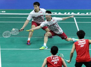 Tumbangkan Ganda Jepang, Kevin/Marcus Koleksi 17 Kemenangan Beruntun