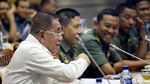 Menhan Raker dengan Komisi I DPR