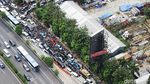 Imbas Proyek Flyover, Begini Kemacetan di Pancoran