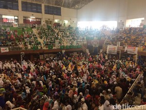Djarot Hadiri Peringatan Isra Miraj Parpol Pendukungnya