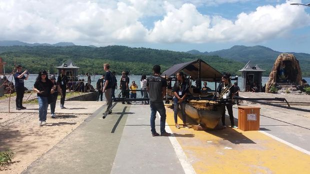 Kapal yang akan membawa peziarah sudah disiapkan (Petrus Ola/detikTravel)
