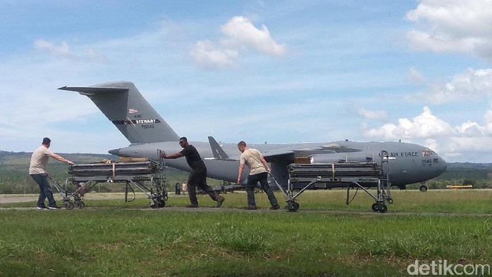 Pesawat AS Kembali ke Aceh Ambil Mesin yang Rusak