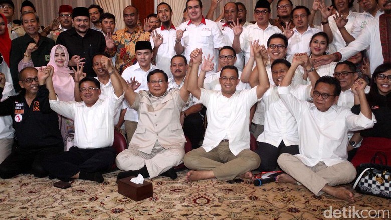 Anies-Sandi Beranjak dari Rumah Prabowo ke Kantor DPP Gerindra