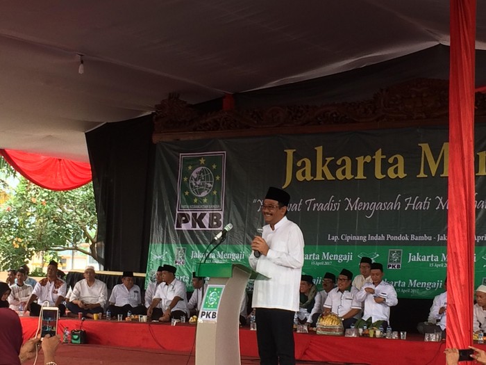 Hari Terakhir Kampanye, Djarot Hadiri Acara Jakarta Mengaji PKB