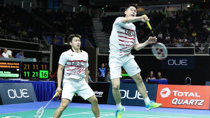 Kevin Sanjaya Sukamuljo/Marcus Fernaldi Gideon (dok. Tim Humas dan Social Media PP PBSI) Kevin Sanjaya Sukamuljo/Marcus Fernaldi Gideon (dok. Tim Humas dan Social Media PP PBSI)