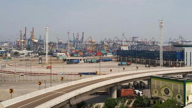 Tol Akses Tanjung Priok Resmi Dibuka Jokowi