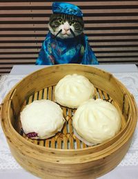 Lucunya! Kucing Ini Pakai Aneka Baju yang Disesuaikan dengan Tema Makanan
