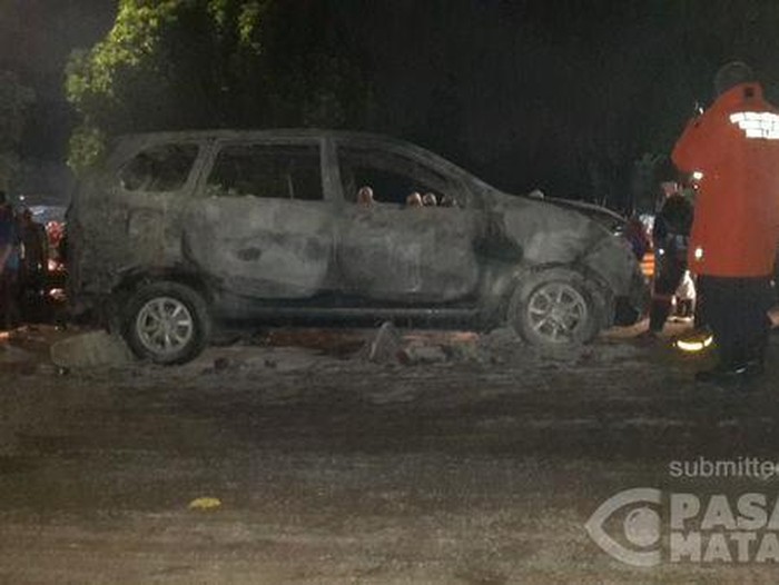 Api yang Membakar Mobil di Dekat BNN Berhasil Dipadamkan