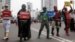 Power Ranger Hingga Batman Siap Menjaga KPK