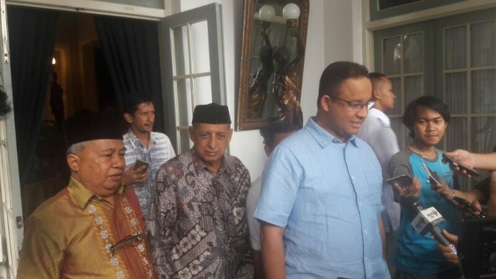 Masa Tenang Pilgub DKI, Anies Temui Tokoh MUI