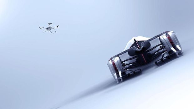 Mobil Balap Konsep Tesla di Le Mans