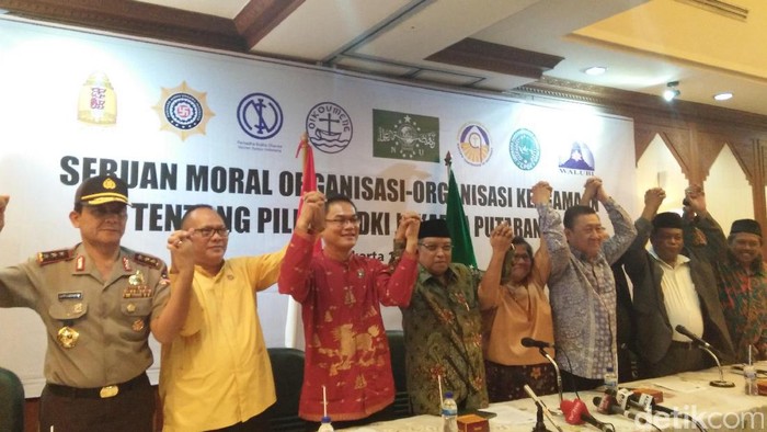 Jelang Pecoblosan, Organisasi Lintas Agama Serukan Pilkada Damai