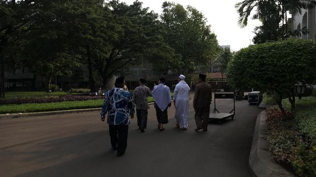 Belum diketahui agenda apa yang akan dibahas ulama dan Presiden Jokowi.