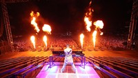 Festival yang digelar di Indio, California itu berhasil menarik lebih dari 125 ribu pengunjung perhari. Christopher Polk/Getty Images for Coachella/detikFoto.